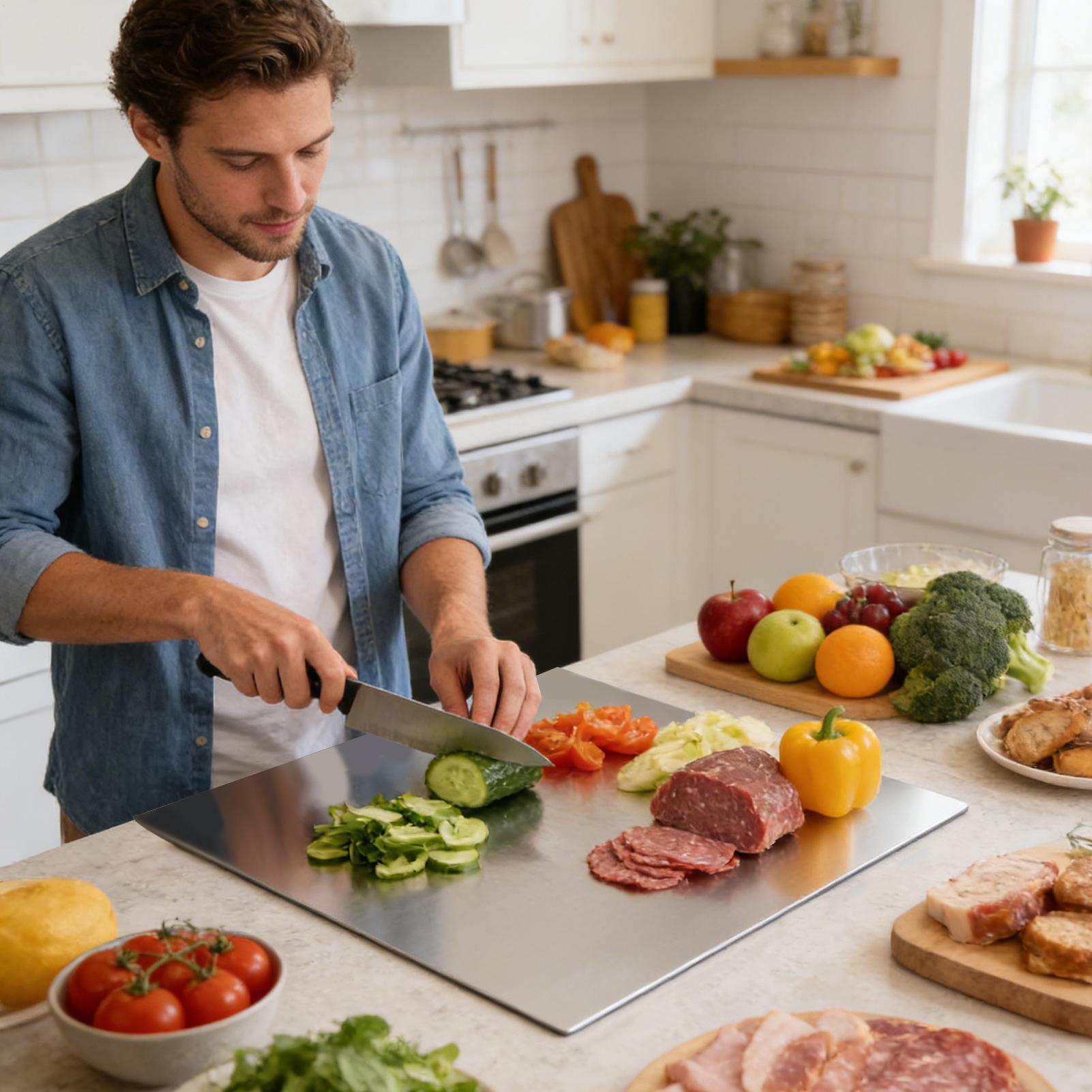 Stainless Steel Cutting Board  - Meal Prep Usa 评论和价格