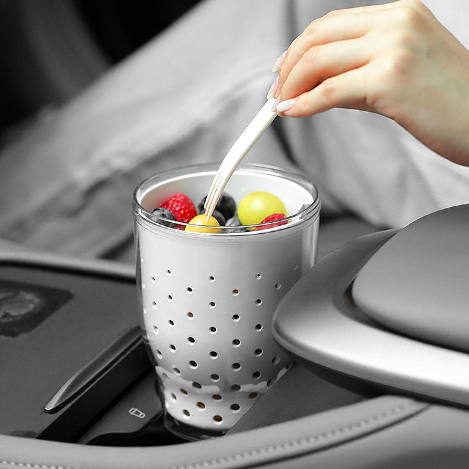 Fruit Salad Storage Cup Secure - Meal Prep Yogurt Cups 评论和价格