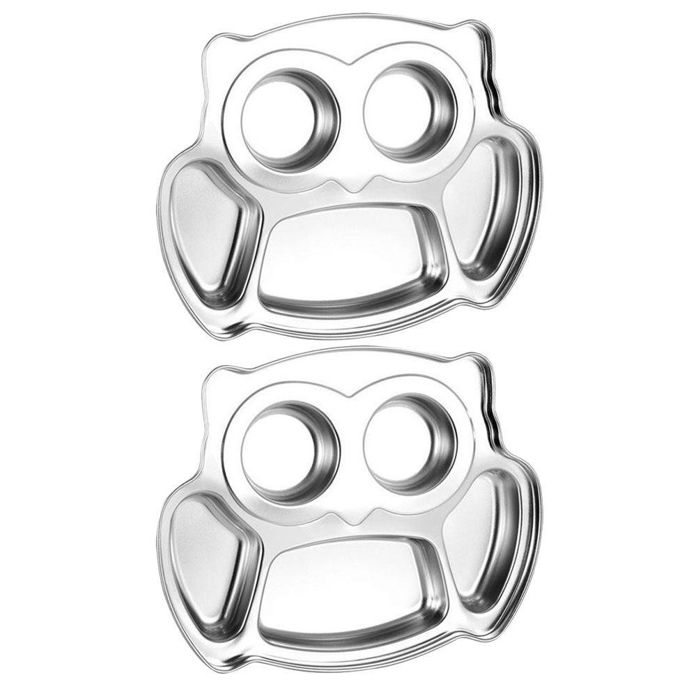 2Pcs Stainless Shaped Divided  - Meal Prep Usa 评论和价格