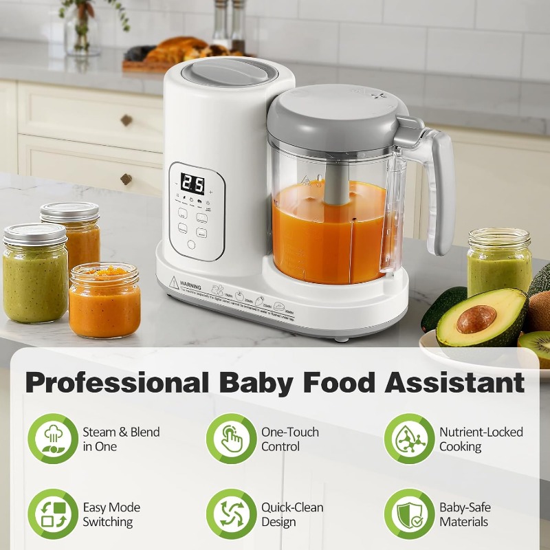 Baby Food Maker Steamer Blende - Meal Prep Smoothies 评论和价格