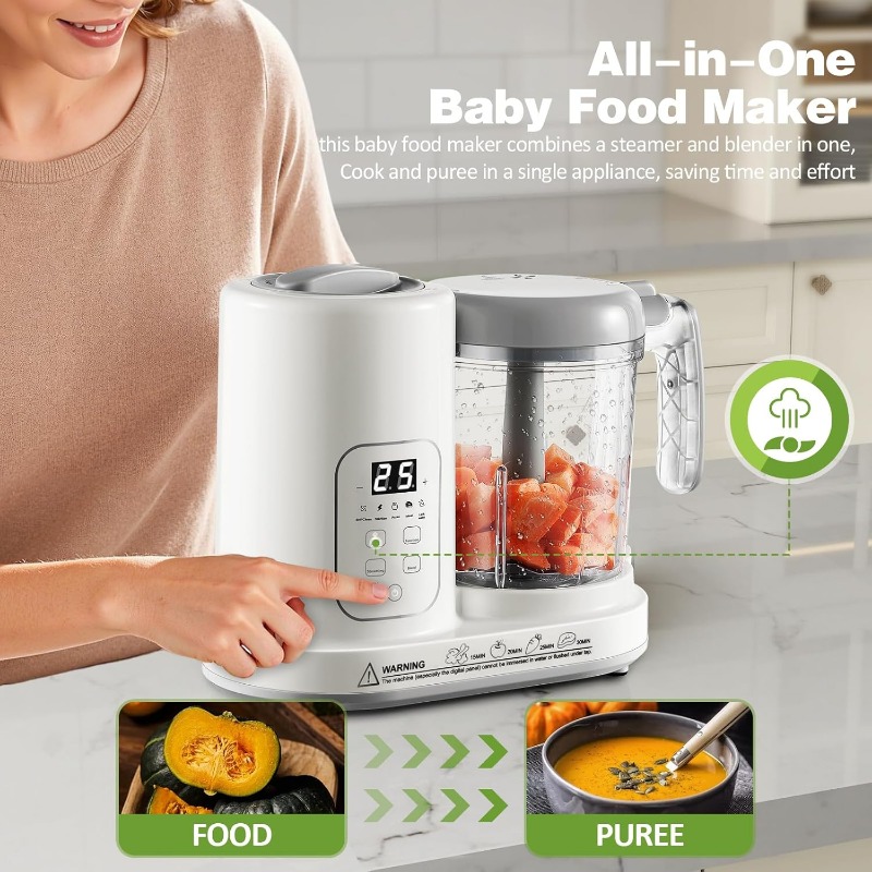 Baby Food Maker Steamer Blende - Meal Prep Smoothies 评论和价格