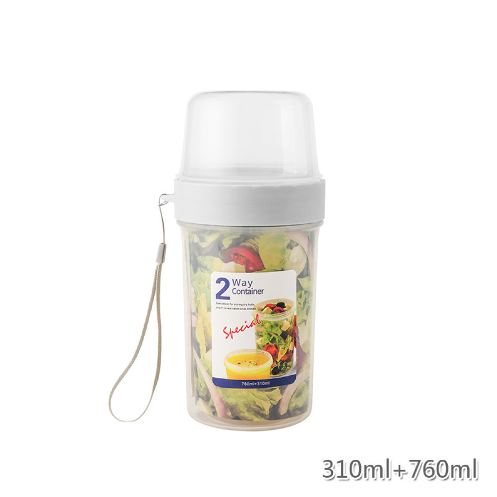 Double Layer Leakproof Food Ca - Meal Prep Yogurt Cups 评论和价格